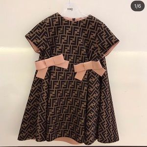 Fendi Kids Logo Dress